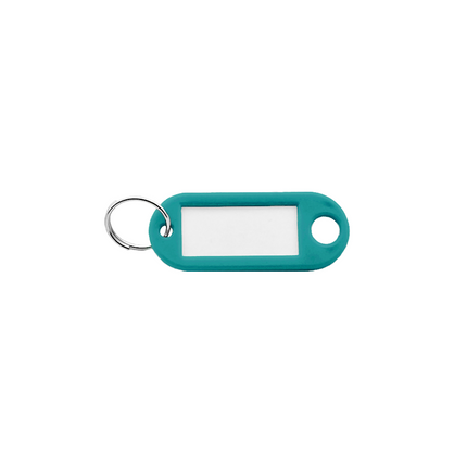 Plastic key tag with label window 55 x 22 mm – 100 pcs