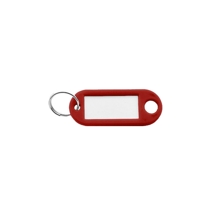 Plastic key tag with label window 55 x 22 mm – 100 pcs