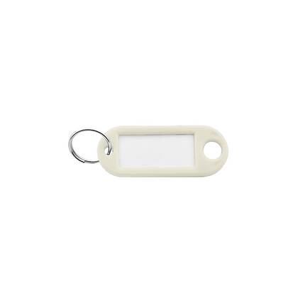 Plastic key tag with label window 55 x 22 mm – 100 pcs
