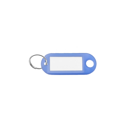 Plastic key tag with label window 55 x 22 mm – 100 pcs