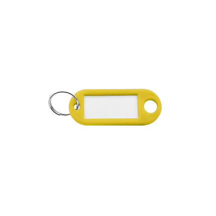 Plastic key tag with label window 55 x 22 mm – 100 pcs