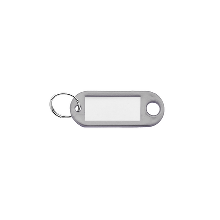 Plastic key tag with label window 55 x 22 mm – 100 pcs