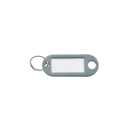 Plastic key tag with label window 55 x 22 mm – 100 pcs