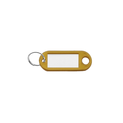 Plastic key tag with label window 55 x 22 mm – 100 pcs