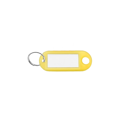 Plastic key tag with label window 55 x 22 mm – 100 pcs