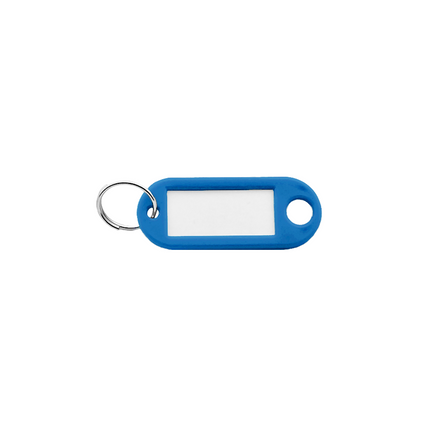 Plastic key tag with label window 55 x 22 mm – 100 pcs