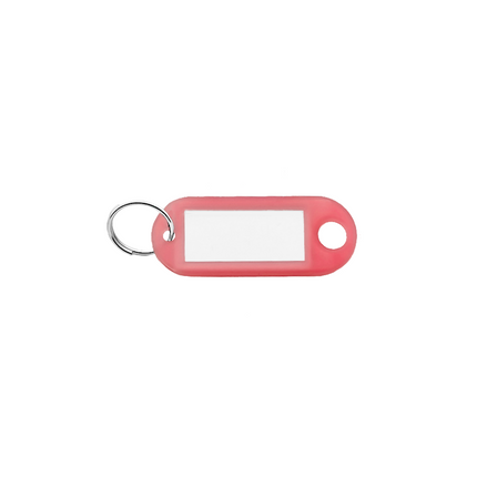 Plastic key tag with label window 55 x 22 mm – 100 pcs