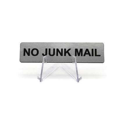 No junk mail sign - 1 pc