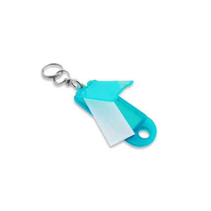 Flip-open key tag 60 x 22 mm – 1 pc