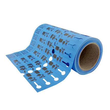 Loop-lock labels HDPE 25025,4 mm