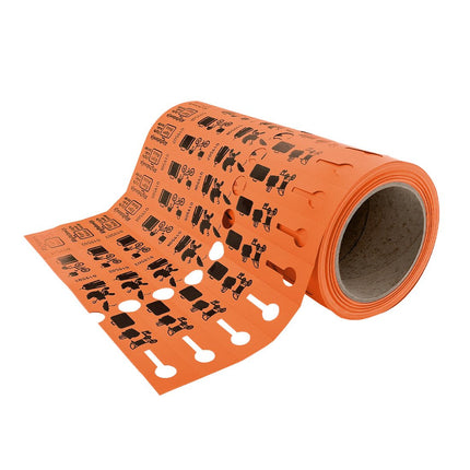 Loop-lock labels HDPE 25025,4 mm