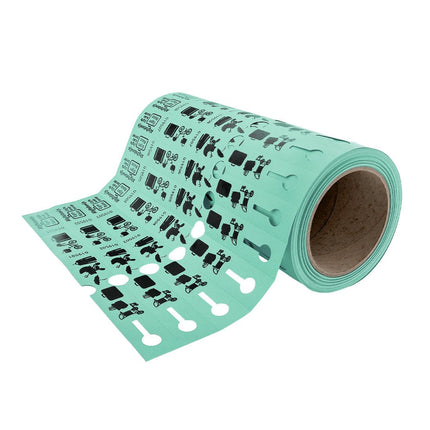 Loop-lock labels HDPE 25025,4 mm