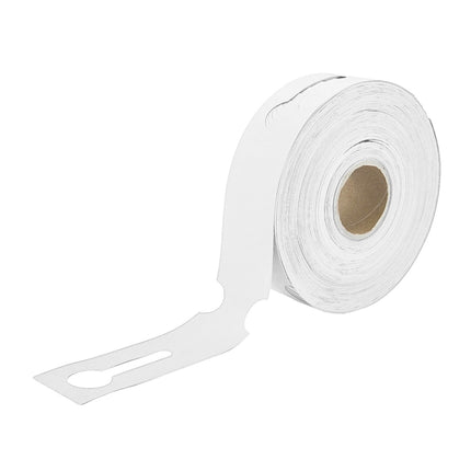 Loop-lock labels white HDPE 260x50mm