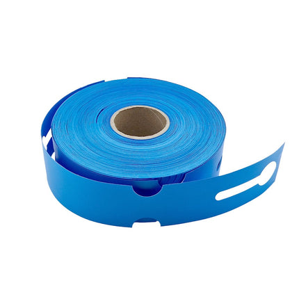 Loop-lock labels blue HDPE 260x50mm