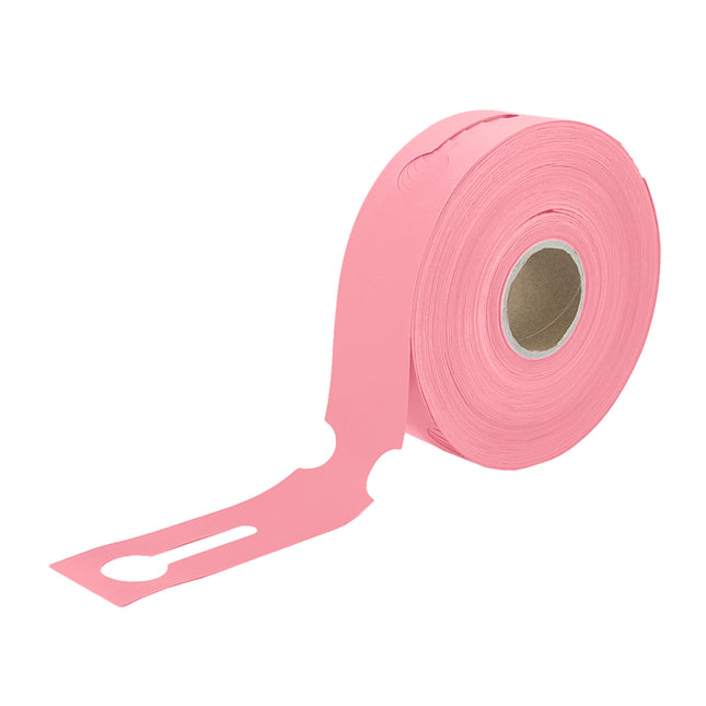 Loop-lock labels pink HDPE 260x50mm