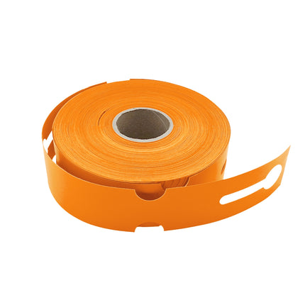 Loop lock labels orange HDPE 260x50mm