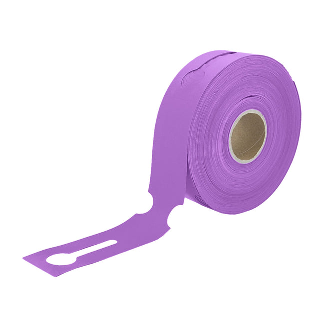 Loop lock labels purple HDPE 260x50mm