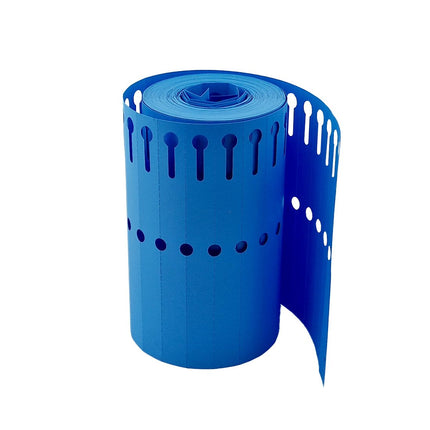 Loop lock labels blue PVC 120x13mm