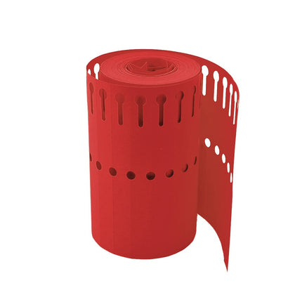 Loop lock labels red PVC 120x13mm