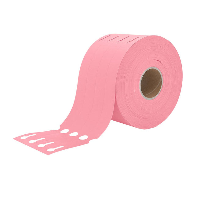 Loop-lock labels pink HDPE 250x25mm