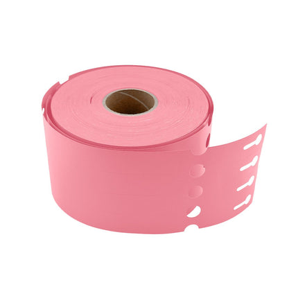 Loop lock labels pink HDPE 250x25mm