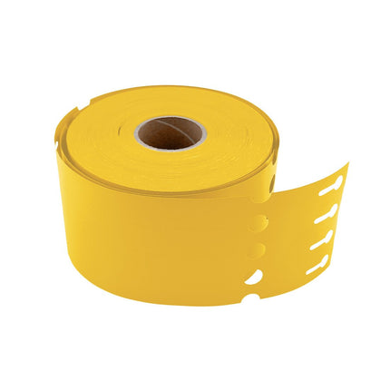 Loop lock labels yellow HDPE 250x25mm