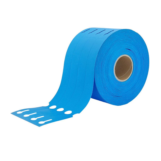 Loop-lock labels blue HDPE 250x25mm