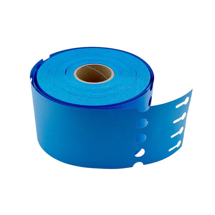 Loop-lock labels blue HDPE 250x25mm