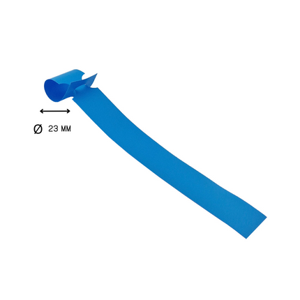 Loop lock labels blue HDPE 250x25mm