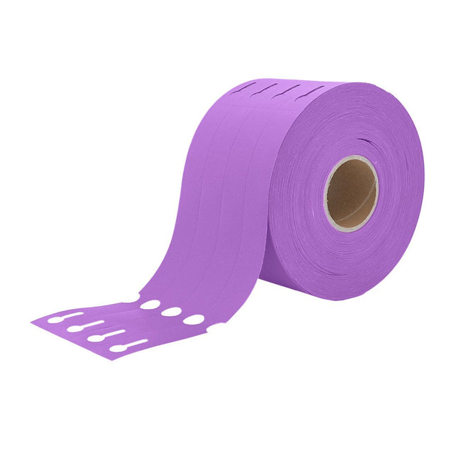 Loop lock labels purple HDPE 250x25mm