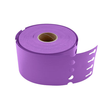 Loop lock labels purple HDPE 250x25mm