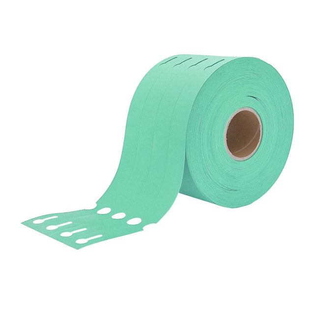 Loop-lock labels green HDPE 250x25mm