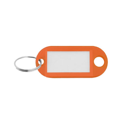 Plastic key tag with label window 48 x 22 mm – 100 pcs
