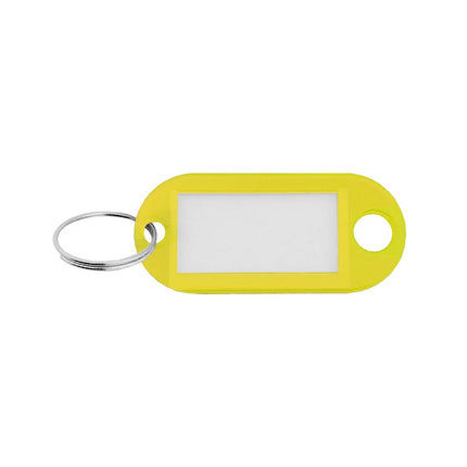 Plastic key tag with label window 48 x 22 mm – 100 pcs