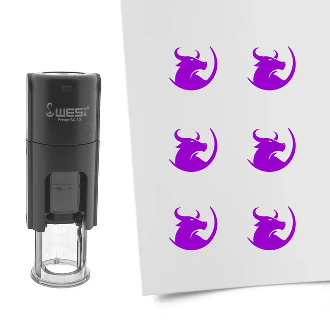 Stamp bull - 10 mm print