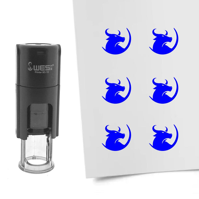 Stamp bull - 10 mm print