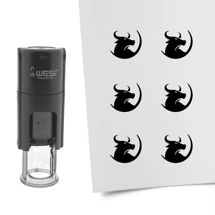 Stamp bull - 10 mm print