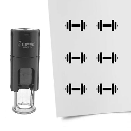 Stamp dumbbell - 10 mm print