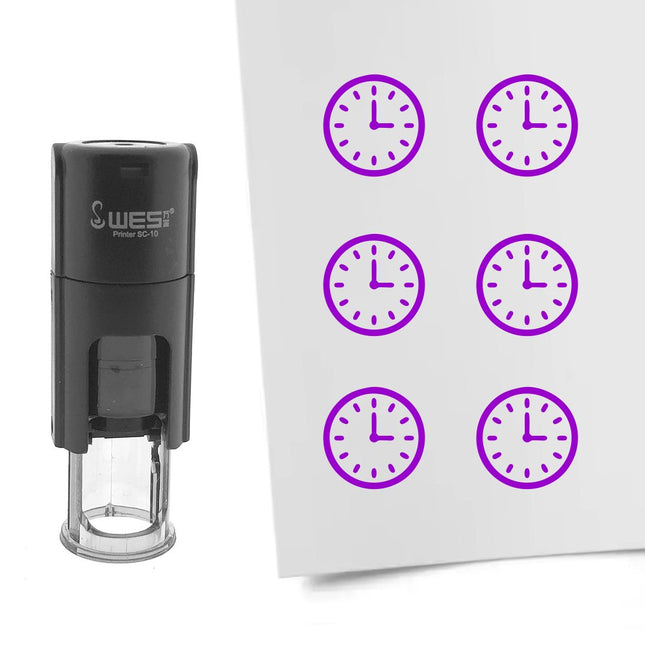 Stamp clock - 10 mm print