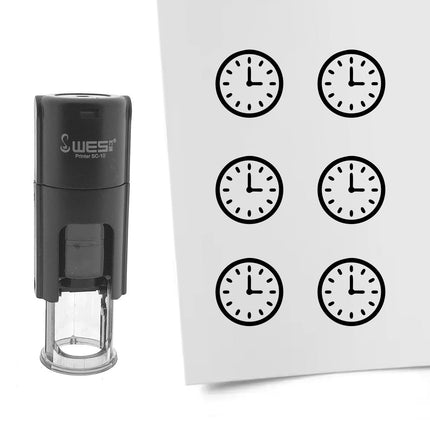Stamp clock - 10 mm print