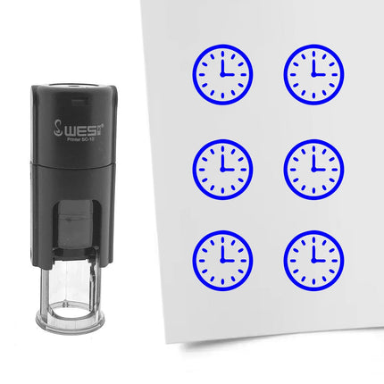 Stamp clock - 10 mm print