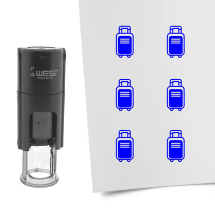 Suitcase stamp Ø10mm imprint - 1 pc