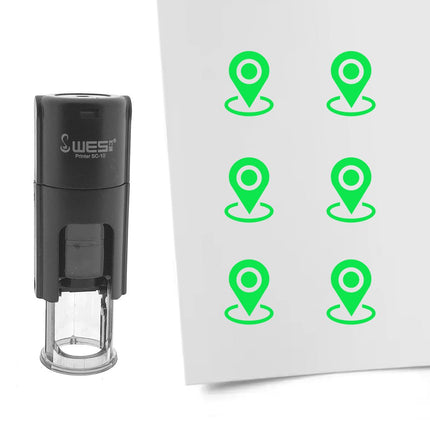 Stamp location pin - 10 mm print