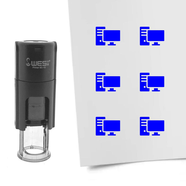 Computer stamp Ø10mm imprint - 1 pc