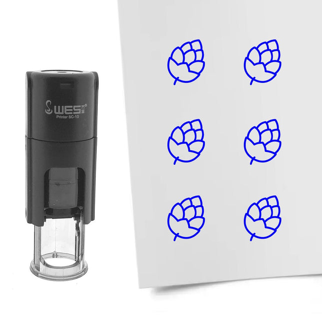 Stamp pinecone - 10 mm print