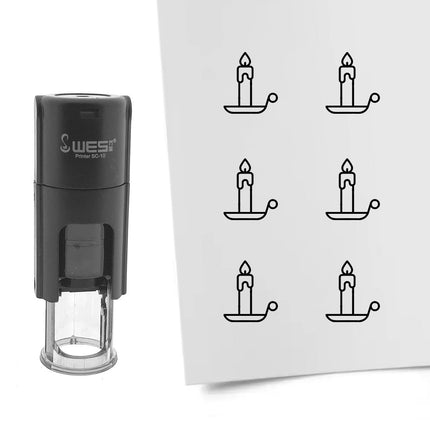 Stamp candle - 10 mm print