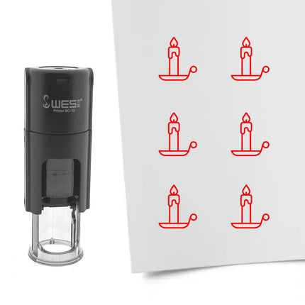 Stamp candle - 10 mm print