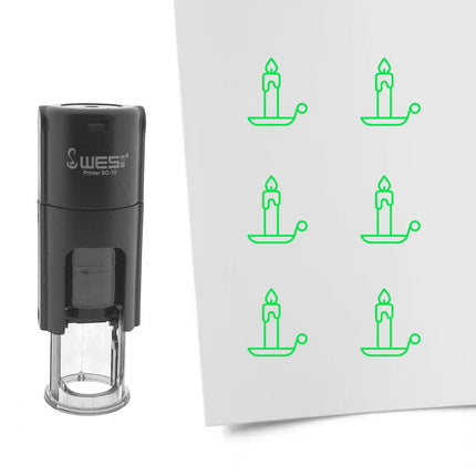 Stamp candle - 10 mm print
