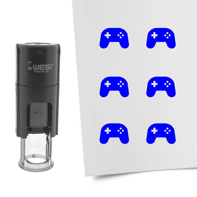 Game controller stamp Ø10mm imprint - 1 pc