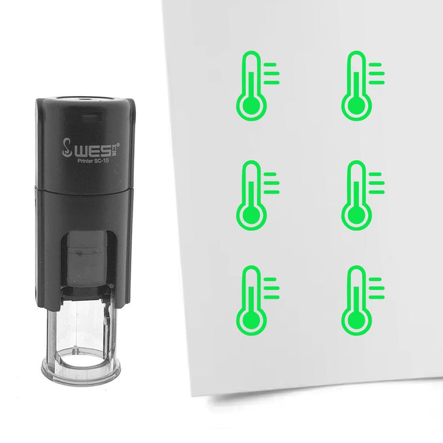 Stamp thermometer - 10 mm print